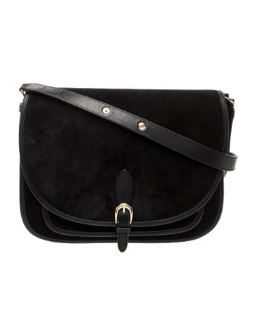 Suede Crossbody Bag