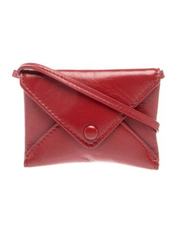 The Row Leather Mini Envelope Bag