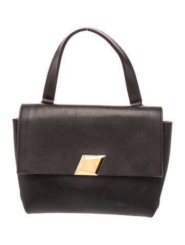 Leather Top Handle Bag