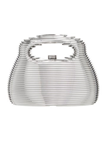 Cult Gaia Metal Top Handle Bag