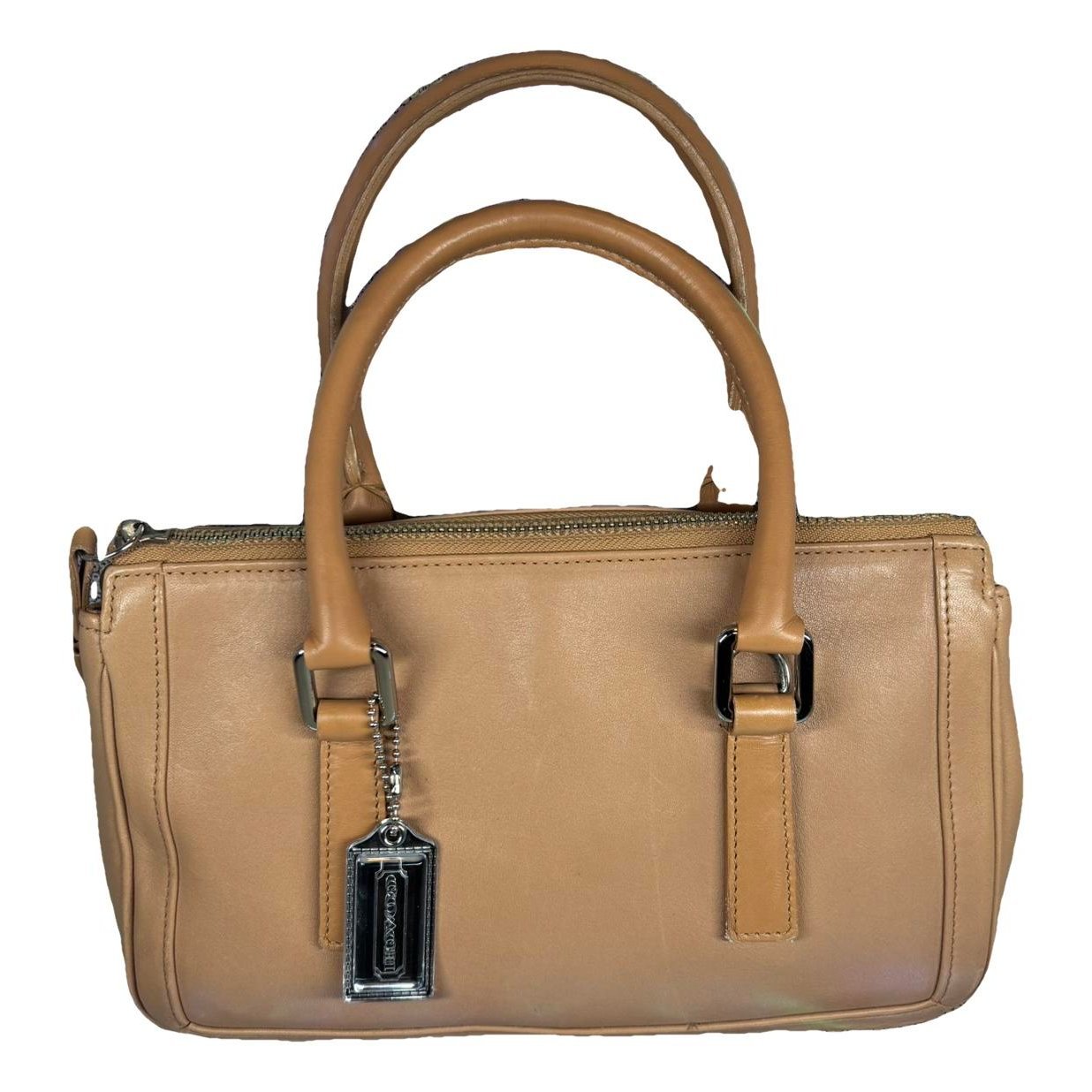 Signature Sufflette leather satchel