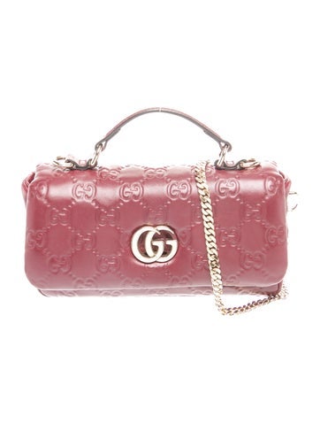 Leather Double G Milano Mini