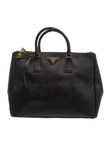 Saffiano Leather Galleria Double Zip Large