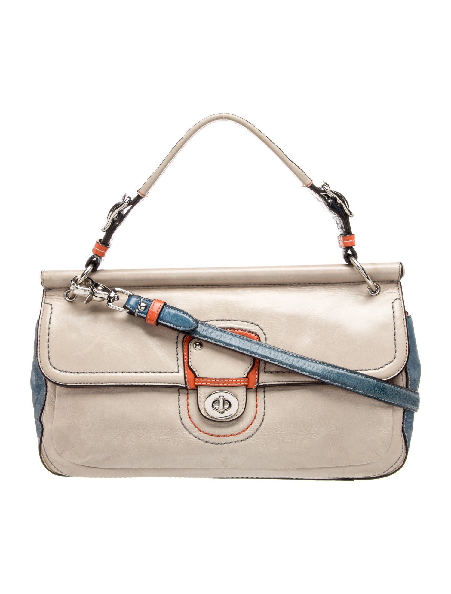 Leather Top Handle Bag