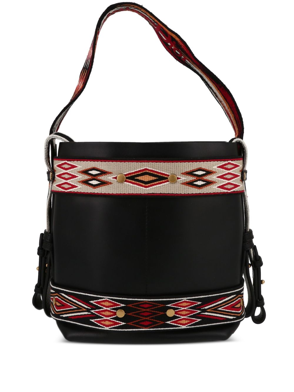 geometric-panel two-way bag