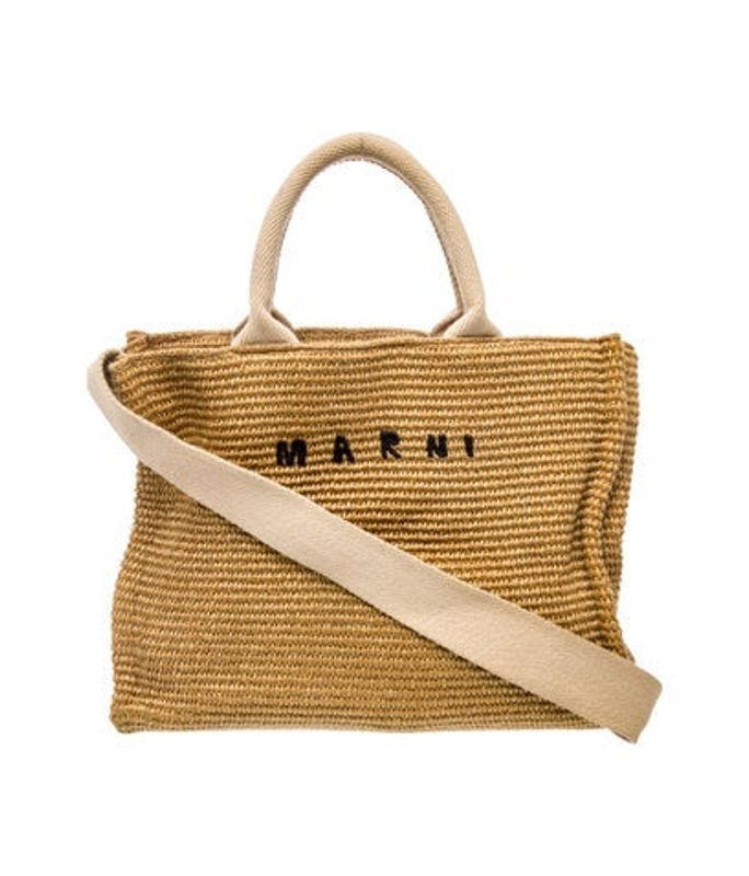 Marni Straw Shoulder Bag