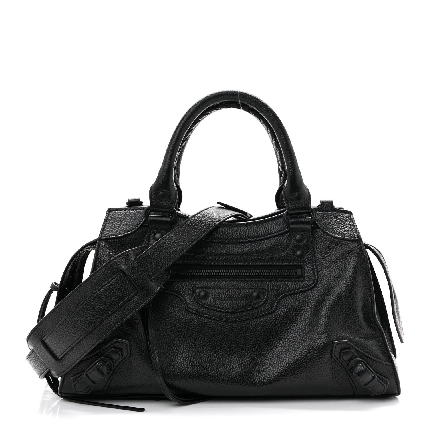 Balenciaga Balenciaga Grained Calfskin Neo Classic Black Hardware S City Black