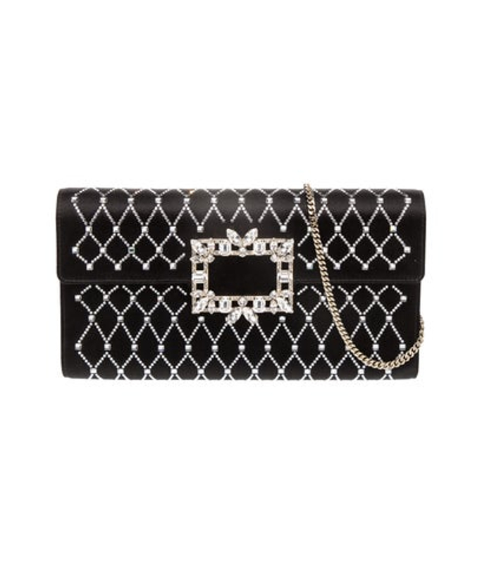 Roger Vivier Vivier Satin Shoulder Bag