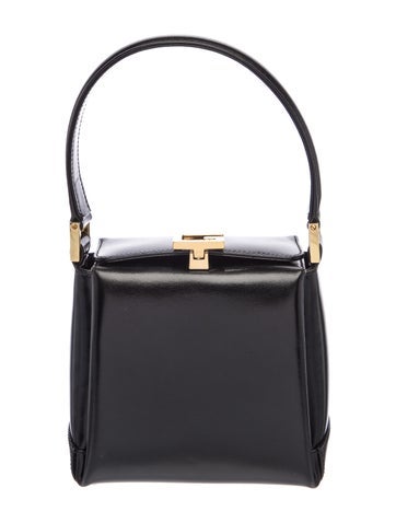 Leather Box Bag Mini Vintage