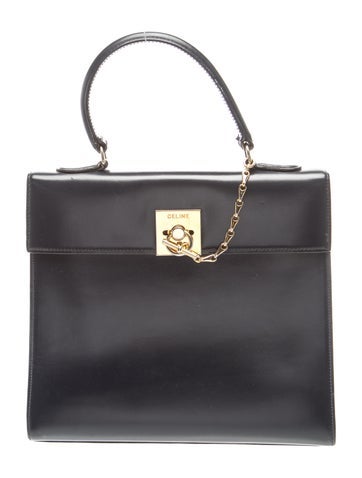 Leather Leather Top Bag