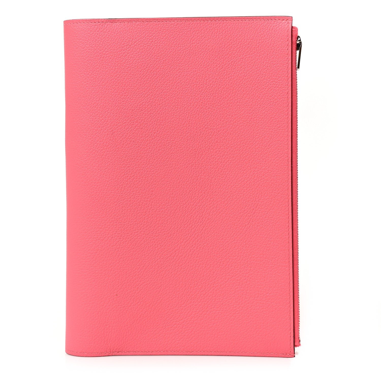 Hermes Evercolor Eazip Book Cover Rose Azalee