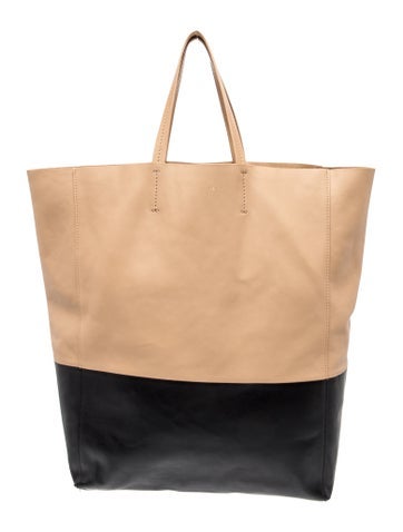 Leather Vertical Cabas