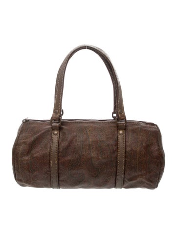 Leather Top Handle Bag