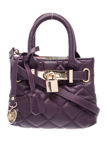 Badgley Mischka Leather Top Handle Bag
