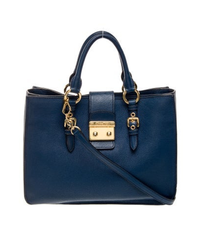 Miu Miu Miu Goat Leather Madras