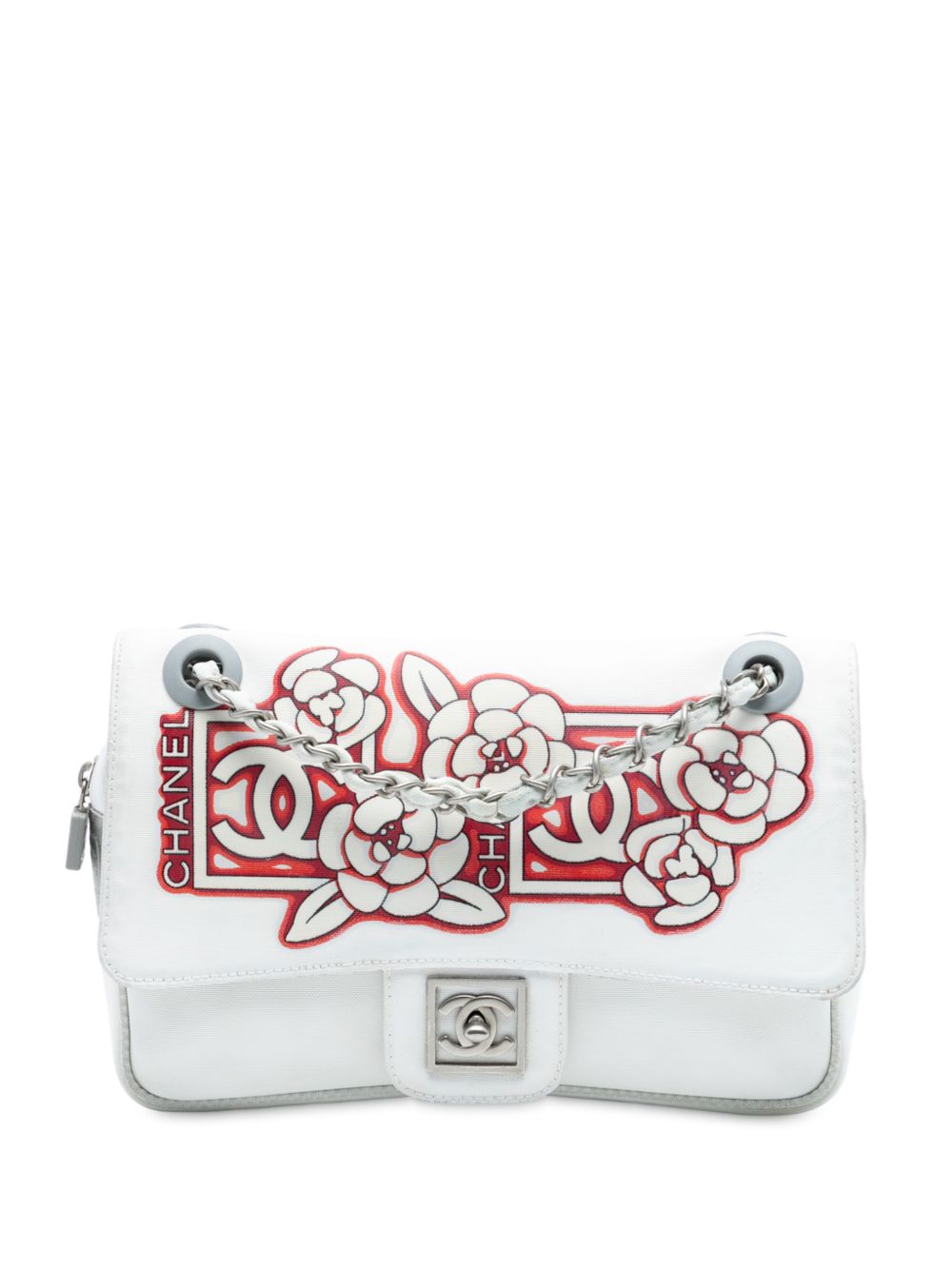 2005-2006 Nylon Sport Camellia Flap shoulder bag