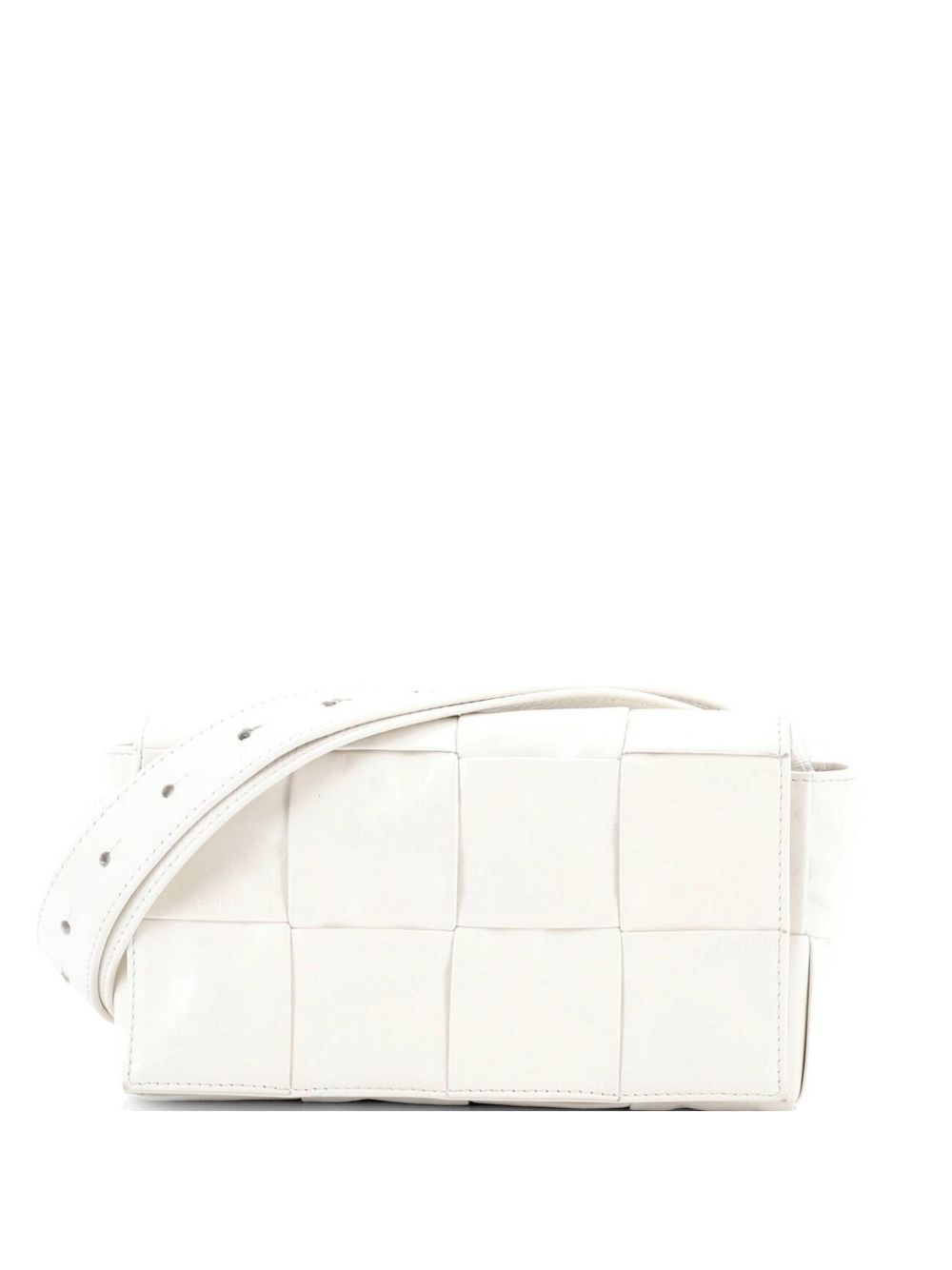 Cassette Maxi Intrecciato Leather belt bag