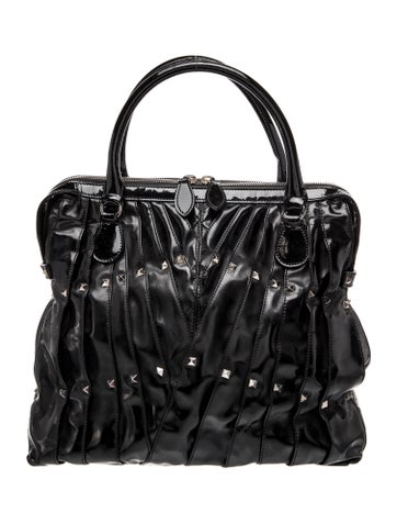 Rockstud Top Handle Bag