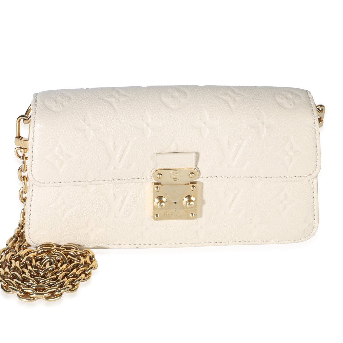 Cream Monogram Empreinte Metis Wallet On Chain