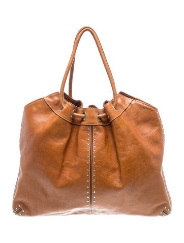 Leather Top Handle Bag