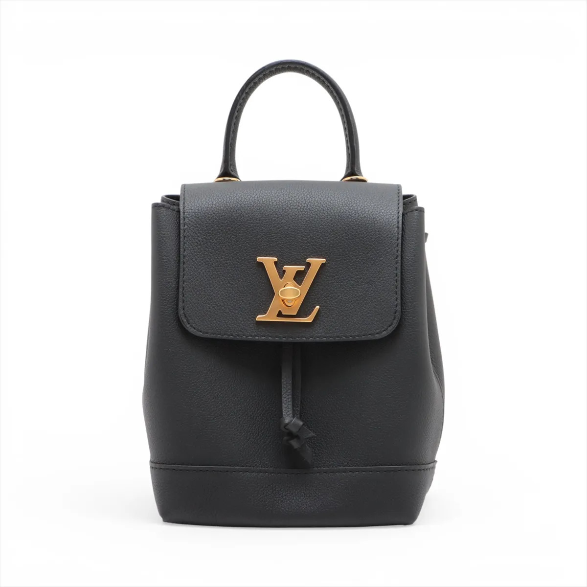 Louis Vuitton LV Logo Lock Me Backpack MINI M54573 Black There was an RFID respo