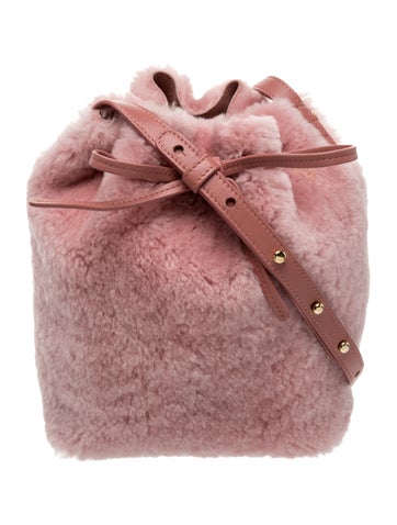 Shearling Bucket Bag