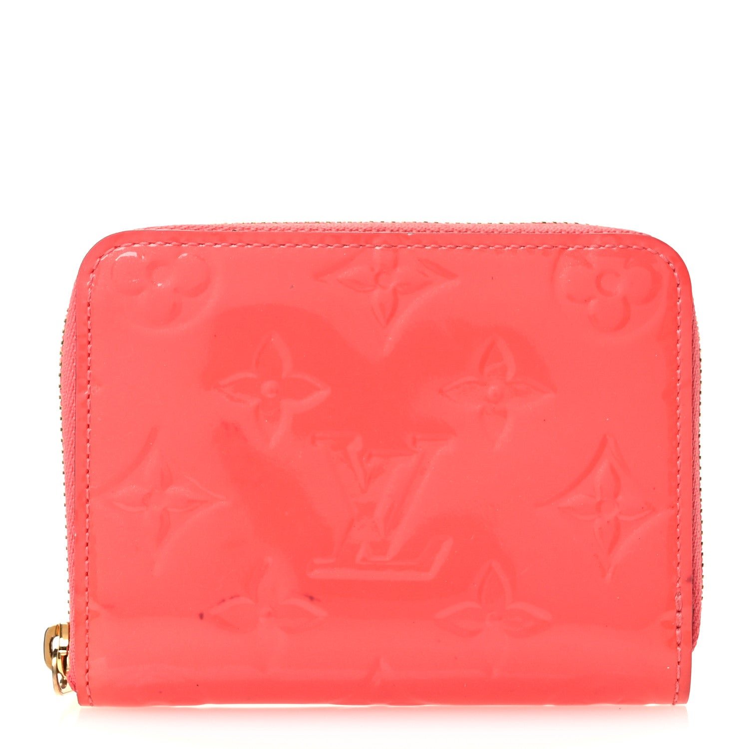 Louis Vuitton Vernis Zippy Coin Purse Rose Litchi
