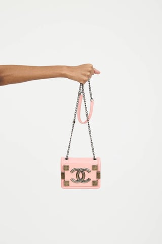 2013 Leather Mini Boy Brick Bag
