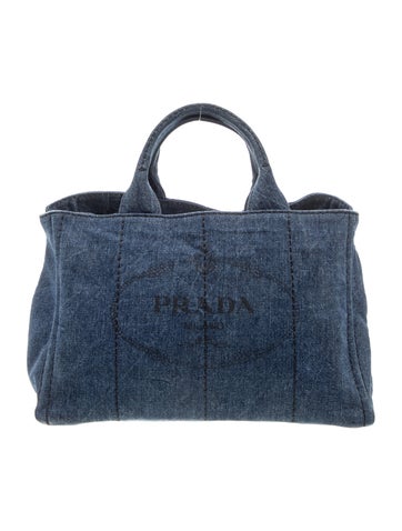 Enameled Metal Triangle Logo Tote Medium