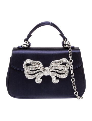 Satin Top Handle Bag