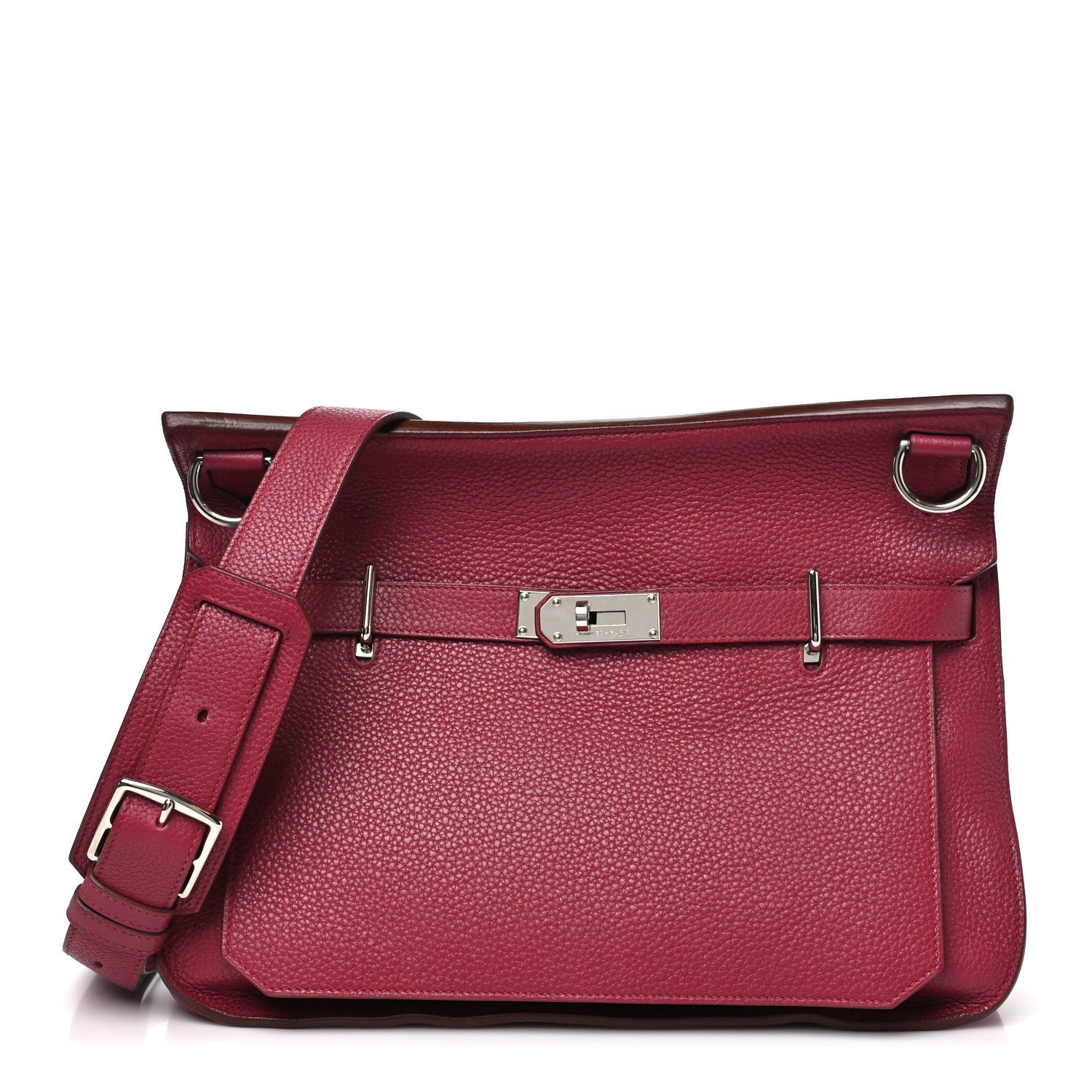 Hermes Taurillon Clemence Jypsiere 34 Rubis