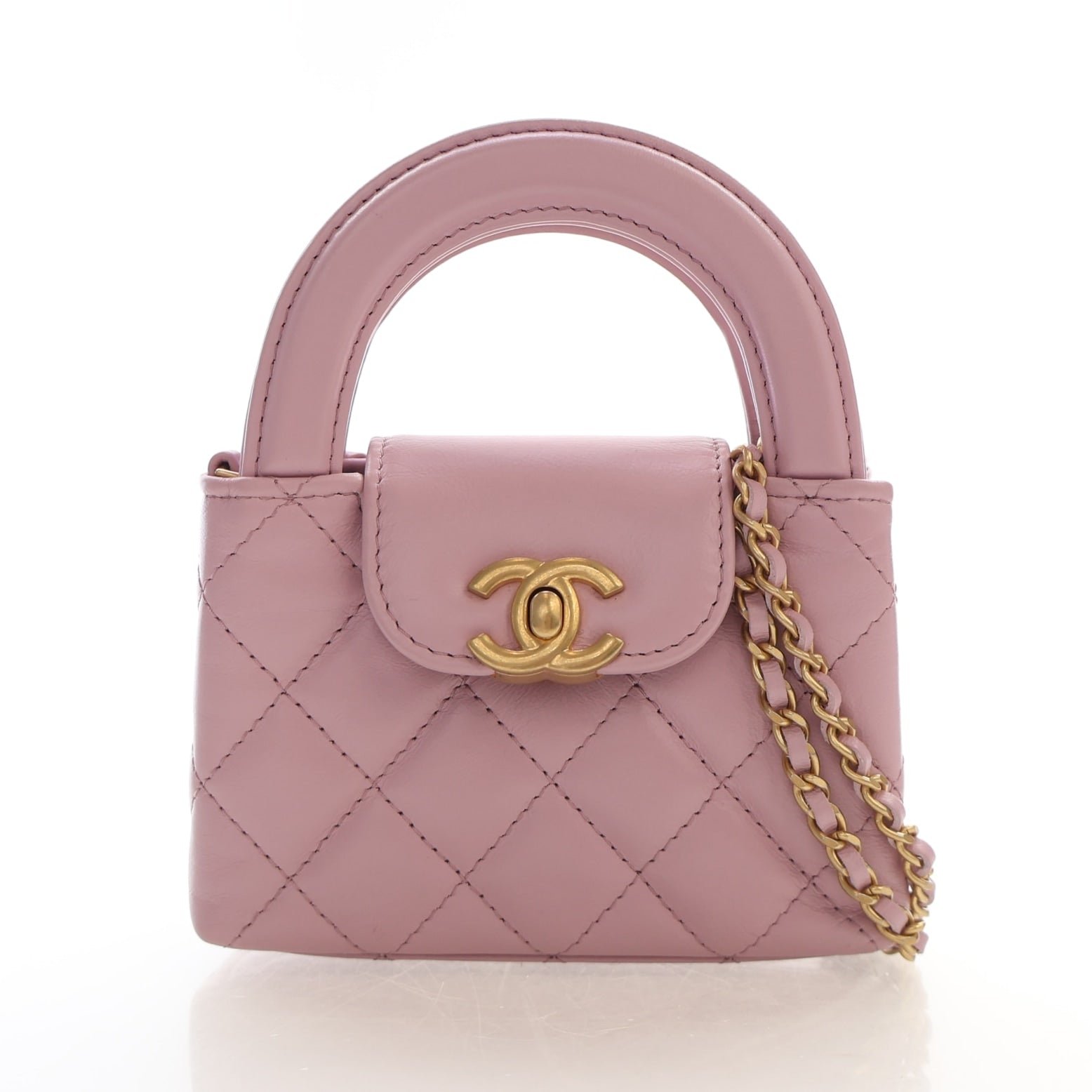 Chanel Mini Nano Calfskin Kelly Shopper