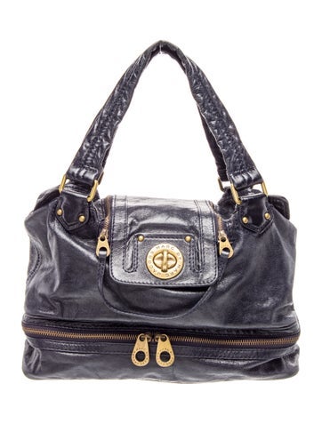 Leather Top Handle Bag