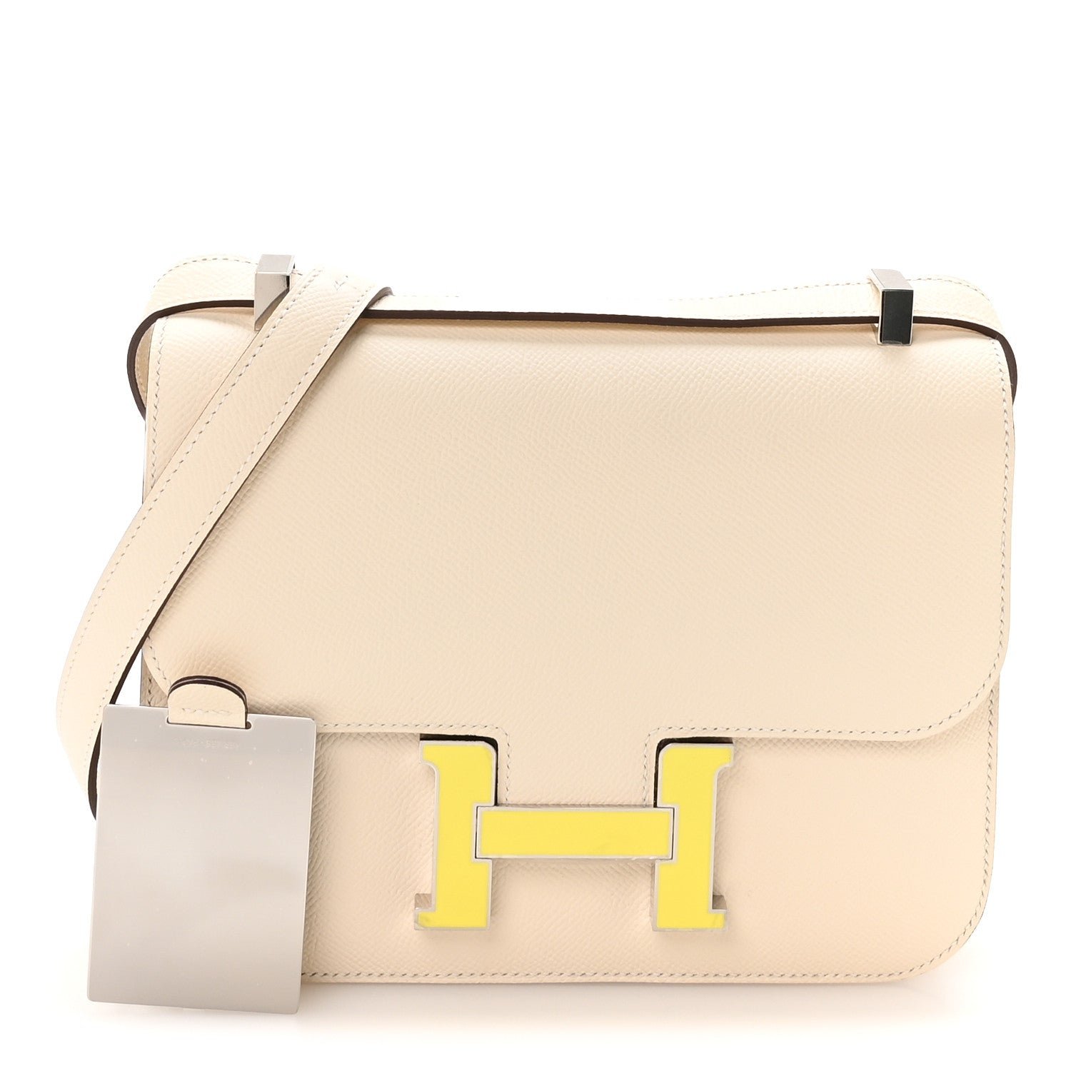 Epsom Enamel Constance 1-24 Nata Jaune Citron