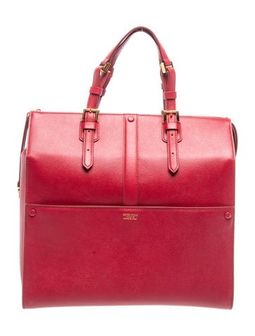 Leather Top Handle Bag