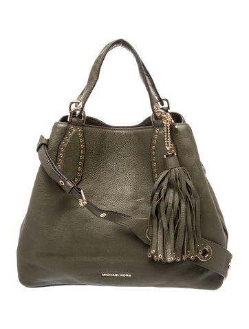Michael Kors Leather Top Handle Bag