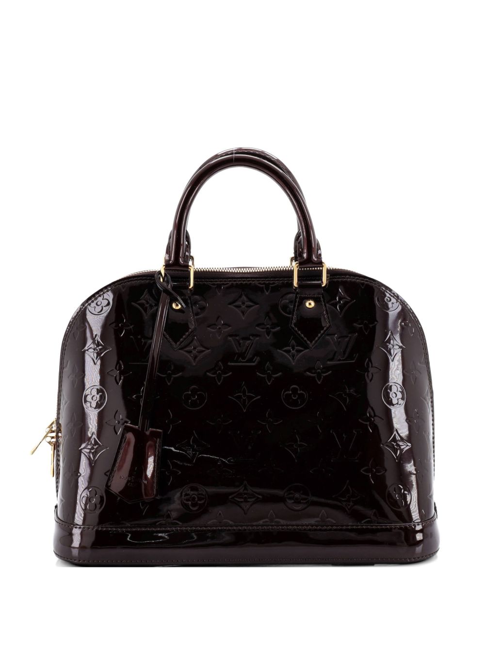 Alma Handbag Monogram Vernis PM satchel
