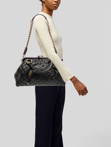 Quilted Top Handle Bag