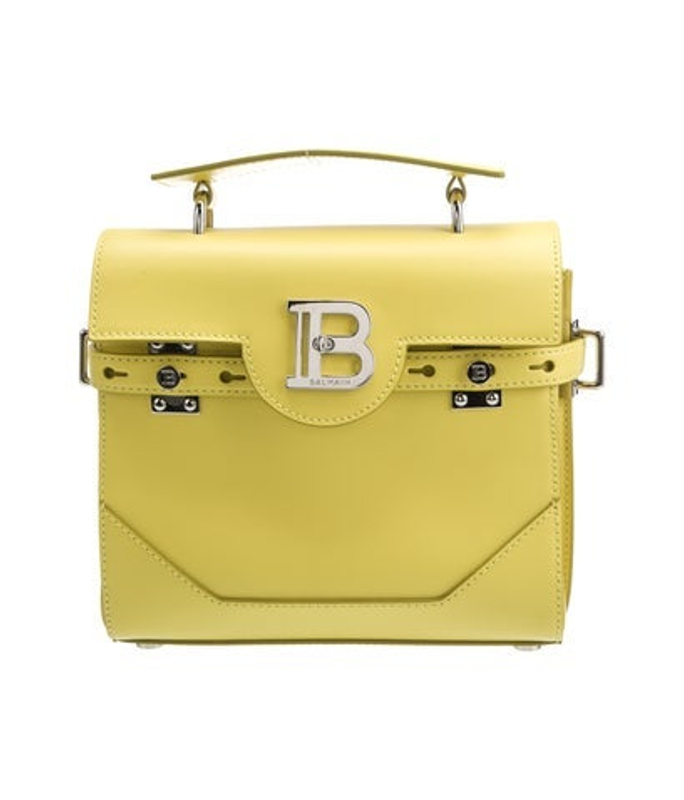 Balmain Leather Top Handle Bag W Tags