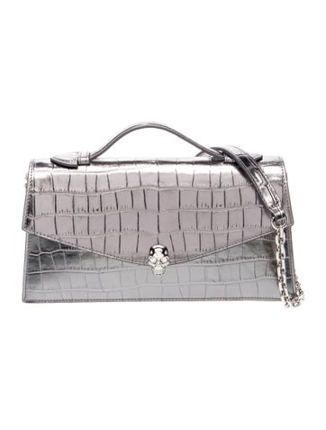 Skull Top Handle Bag