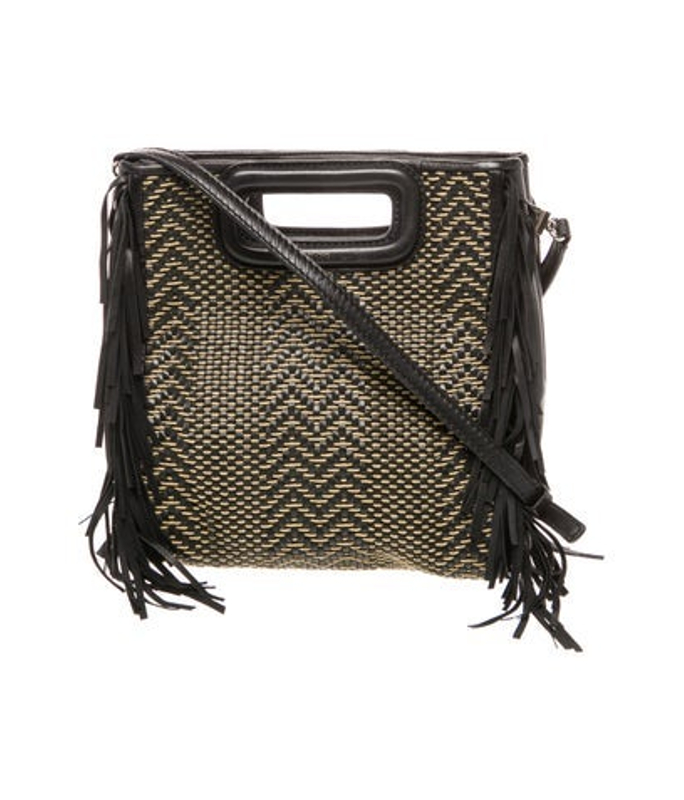 Maje Leather Top Handle Bag