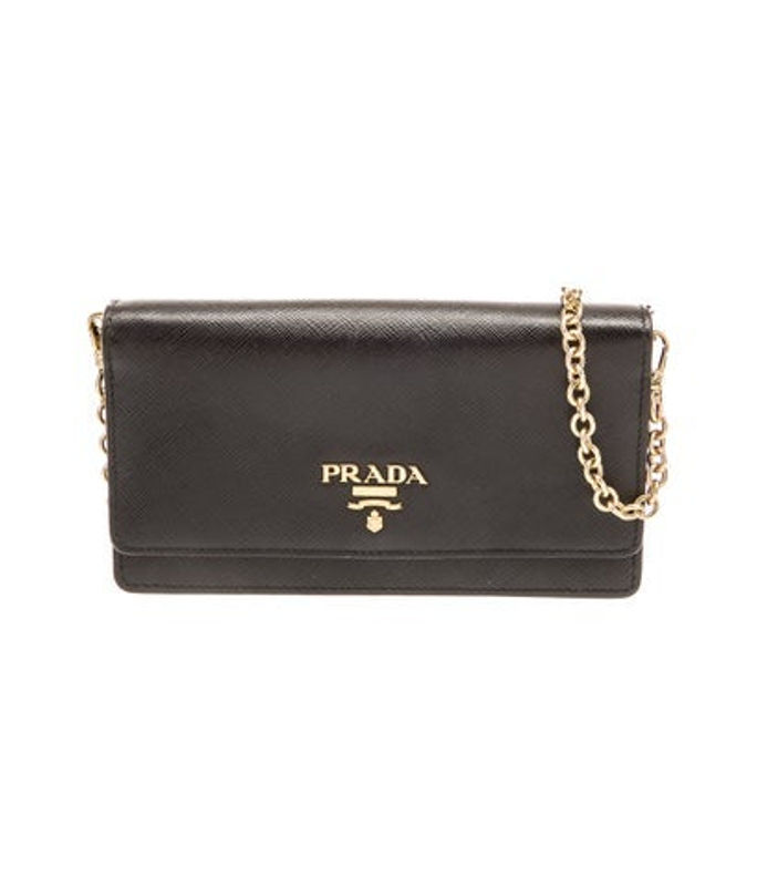 Prada Saffiano Leather Metal