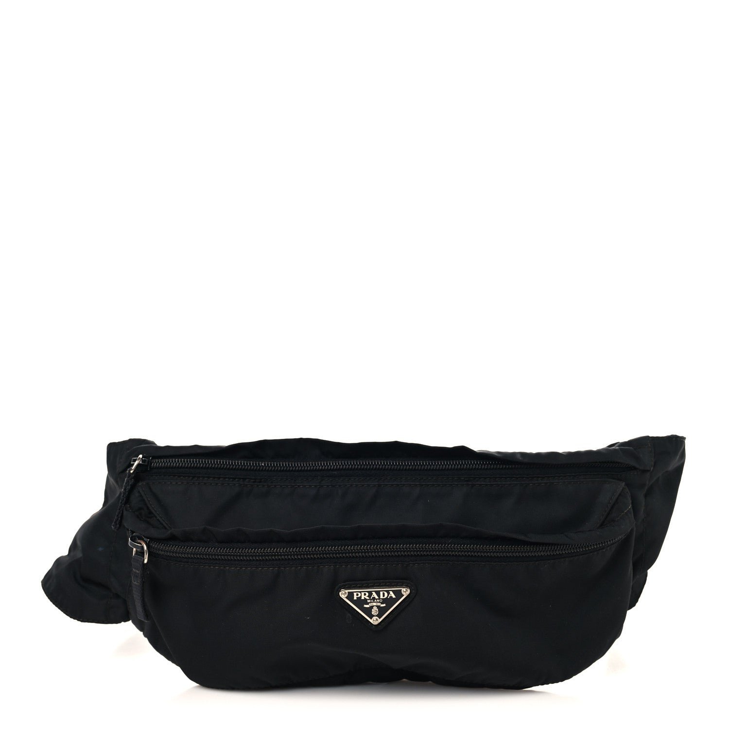 Prada Tessuto Nylon Montagna Belt Bag Black