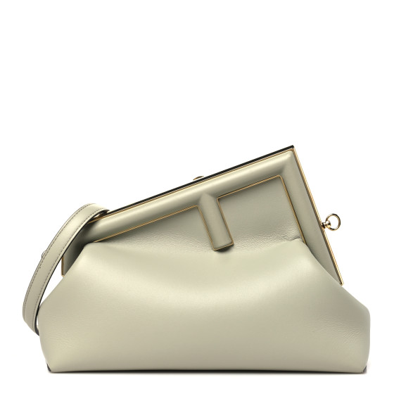 Fendi Shiny Nappa Midi Fendi First Green Tea