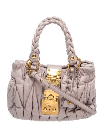 Leather Top Handle Bag