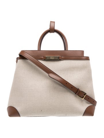 Canvas Top Handle Bag