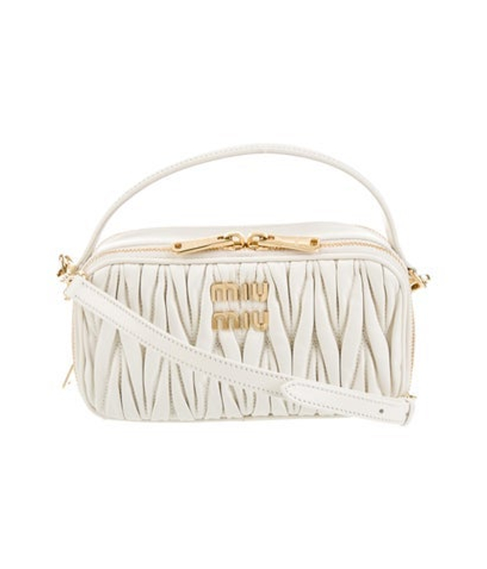 Miu Miu Miu Leather Crossbody Bag