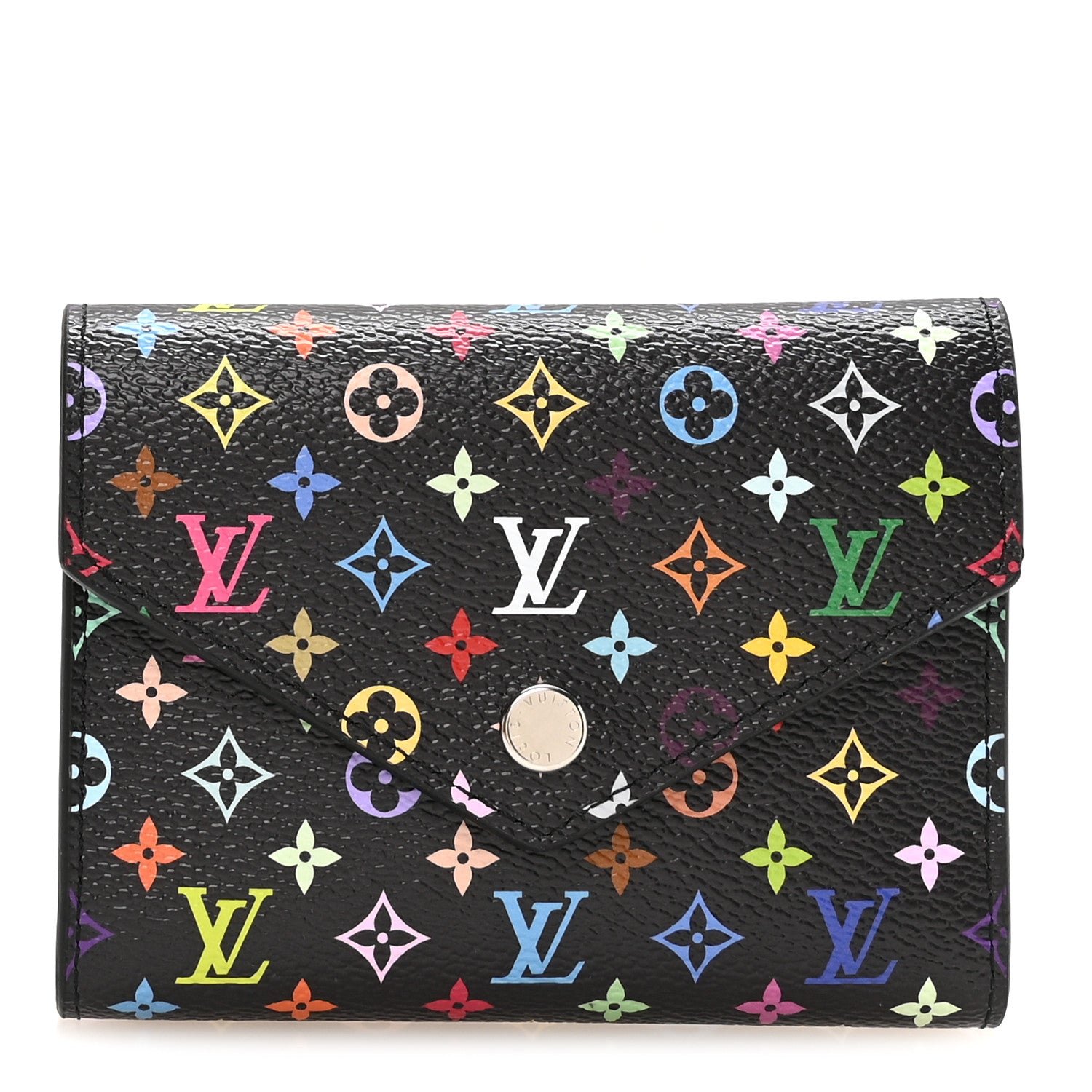 Louis Vuitton LV x TM Monogram Multicolor Victorine Wallet Black