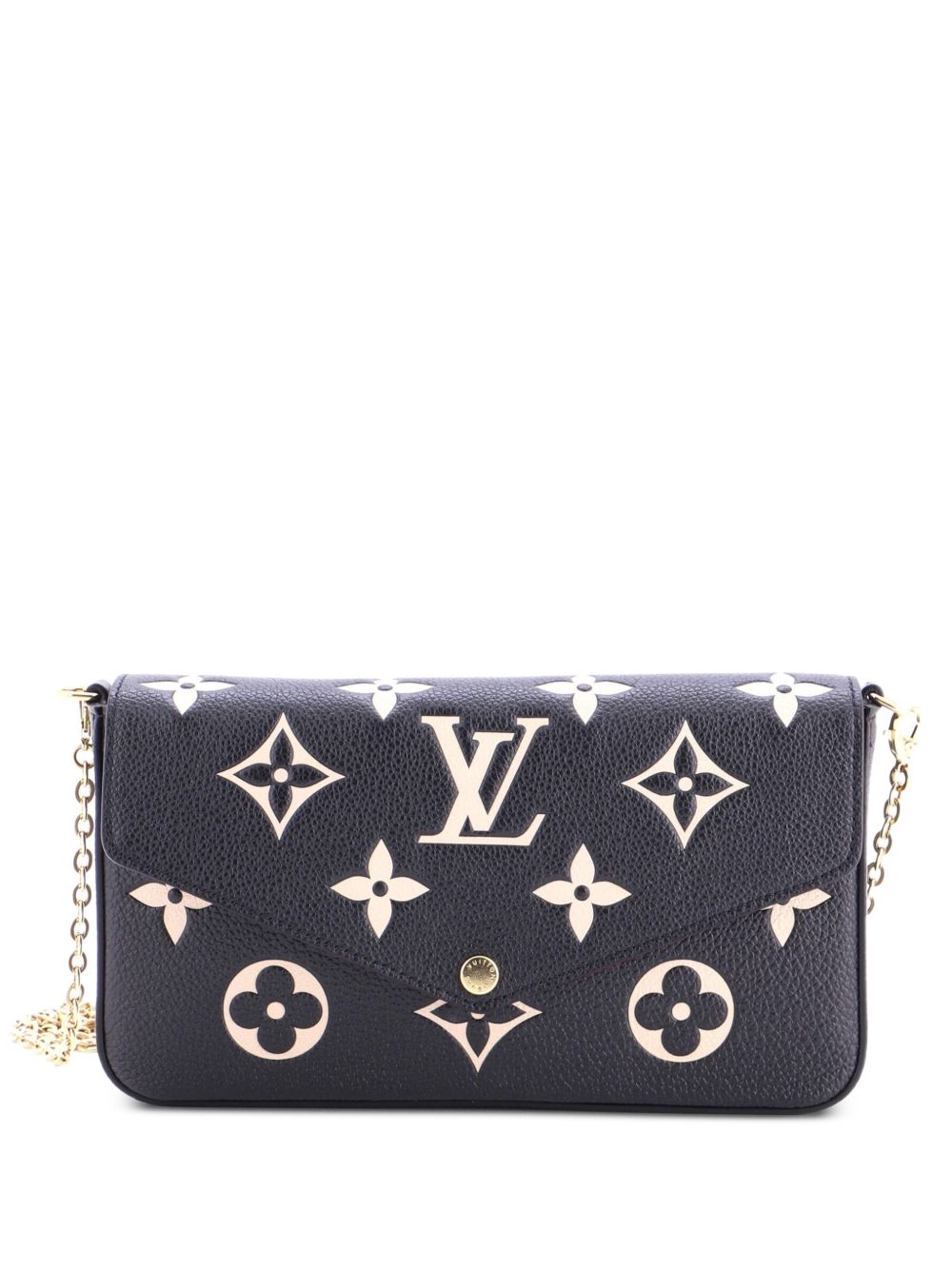 Louis Vuitton Felicie Pochette Bicolor Monogram Empreinte Giant crossbody bag