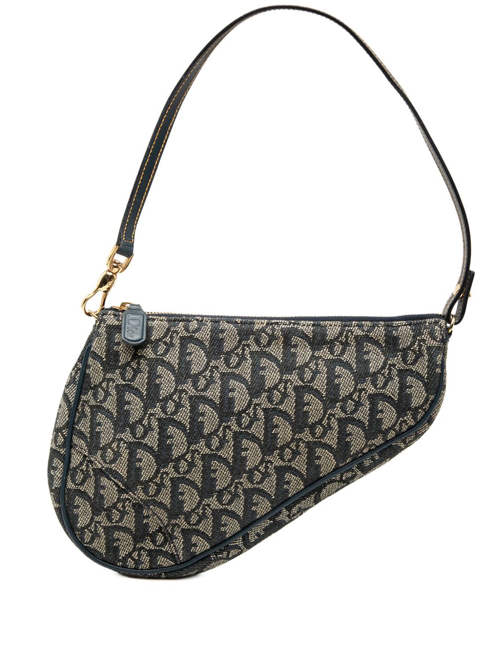 2001 Mini Diorissimo Canvas Saddle Pochette shoulder bag